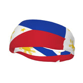 Philippines Flag Headbands for Men Women Philippines Sweatband & Sports Headband Moisture Wicking Workout Sweatbands